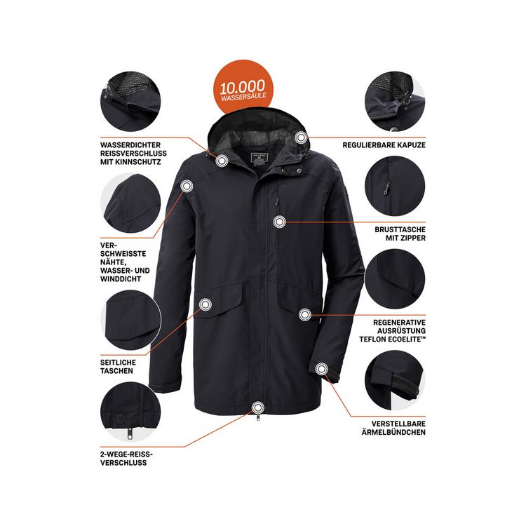 KILLTEC KILLTEC KOS 58 MN JCKT Funktionsjacke Herren - Schwarz0110 - 3 | SportScheck