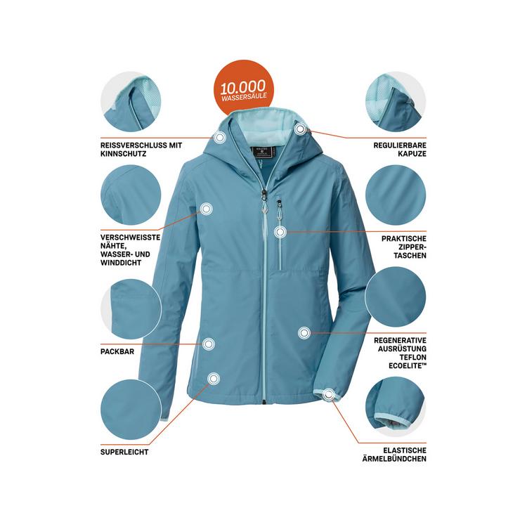 KILLTEC KILLTEC KOS 73 WMN JCKT Softshelljacke Damen - Blau3058 - 3 | SportScheck