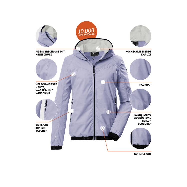 KILLTEC KILLTEC KOS 22 WMN JCKT Softshelljacke Damen - Pflaume441 - 3 | SportScheck