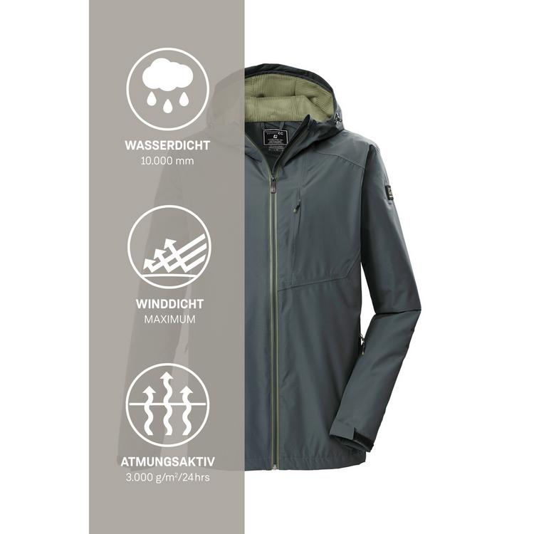 KILLTEC KILLTEC KOS 56 MN JCKT Funktionsjacke Herren - Gr&uuml;n208 - 4 | SportScheck