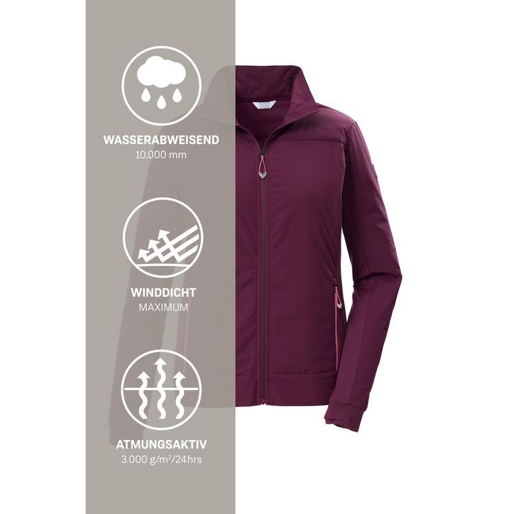 KILLTEC KILLTEC KOS 21 WMN JCKT Softshelljacke Damen - Violett393 - 4 | SportScheck
