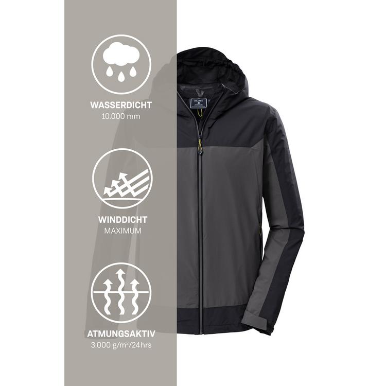 KILLTEC KILLTEC KOS 40 MN JCKT Funktionsjacke Herren - Anthrazit - 4 | SportScheck