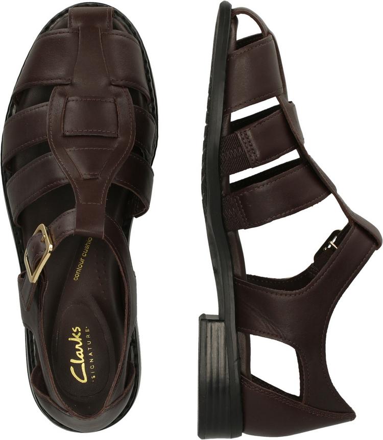 Clarks Clarks Hana Sun Sandalen Damen - 5228 Dark Brown Lea - 2 | SportScheck