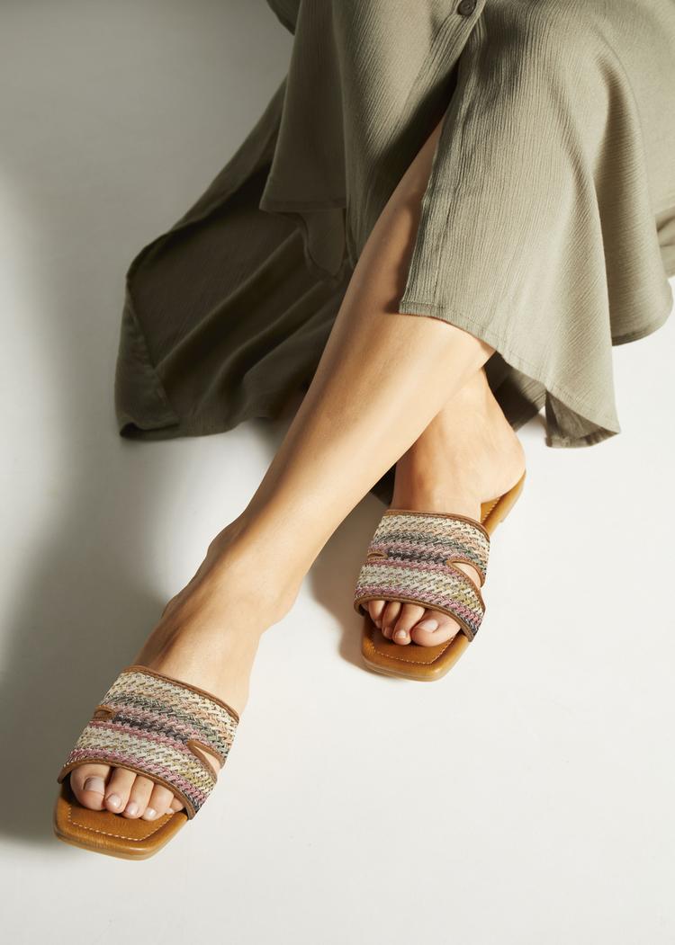 Lascana Lascana Pantolette Sandalen Damen - bunt - 0 | SportScheck