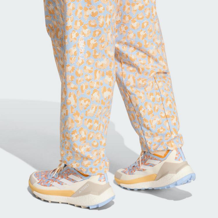 adidas adidas Terrex Xploric CLIMA365 Cargohose Wanderhose Damen - Off White / Glow Blue / Pure Tangerine - 1 | SportScheck