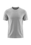 Snocks Trainingsshirt Herren Funktionsshirt Herren - Silber Grau