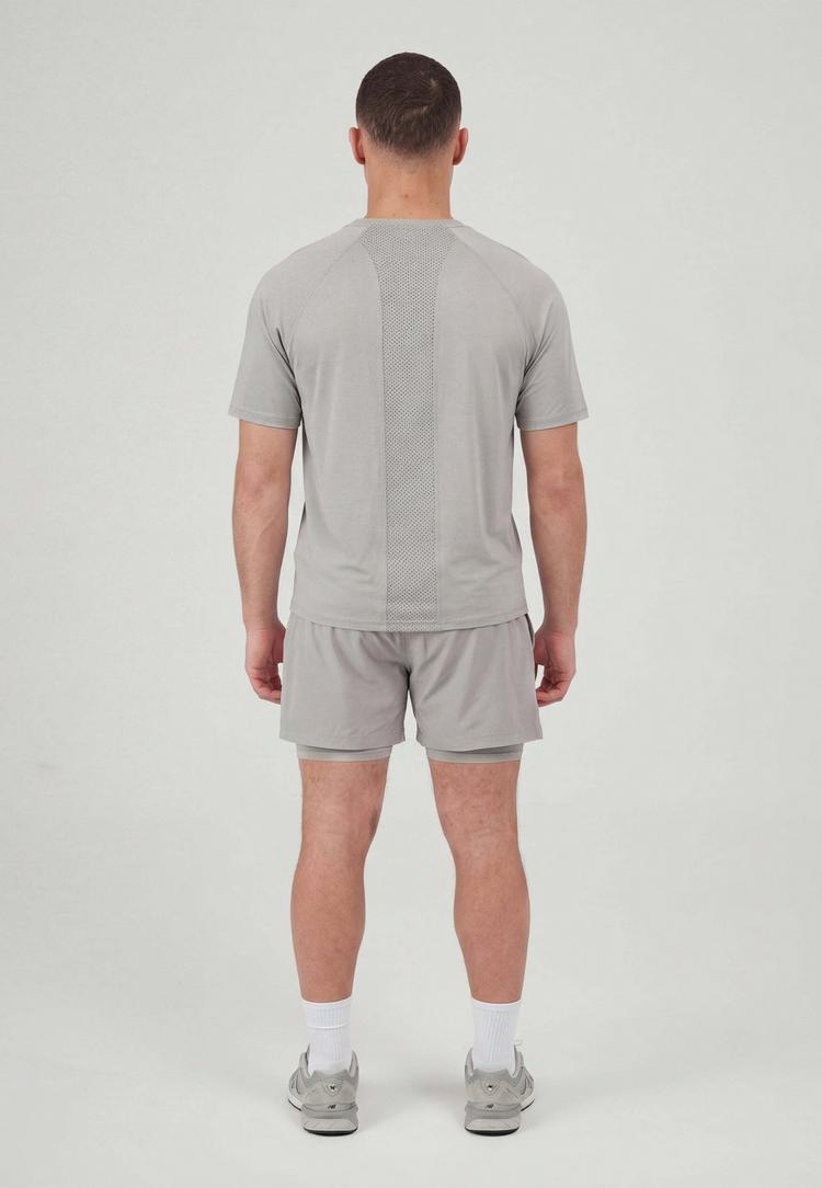 Snocks Snocks Trainingsshirt Herren Funktionsshirt Herren - Silber Grau - 1 | SportScheck