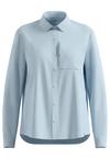 Odlo Essentials Langarm-Wanderhemd Funktionsbluse Damen - baby blue(20386)