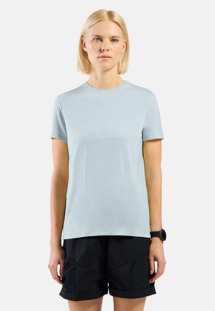 Odlo Odlo Ascent Merino 160 T-Shirt Funktionsshirt Damen - baby blue(20386) - 0 | SportScheck