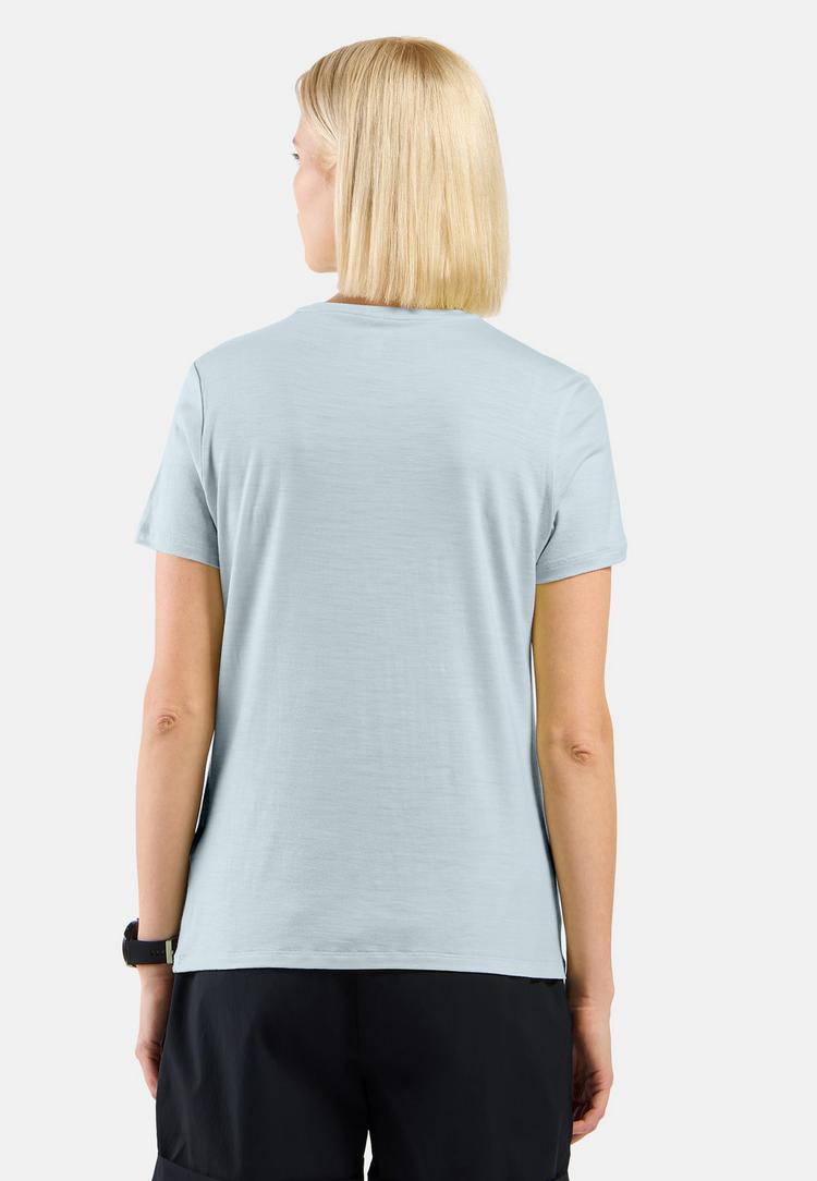 Odlo Odlo Ascent Merino 160 T-Shirt Funktionsshirt Damen - baby blue(20386) - 1 | SportScheck