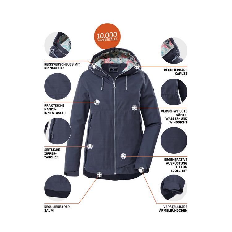 KILLTEC KILLTEC KOS 62 WMN JCKT Softshelljacke Damen - Blau3023 - 3 | SportScheck