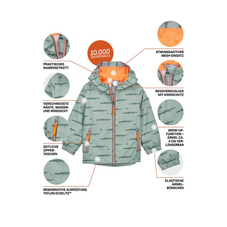 first instinct by killtec first instinct by killtec FIOS 25 MNS JCKT Softshelljacke Kinder - Gr&uuml;n2047 - 3 | SportScheck