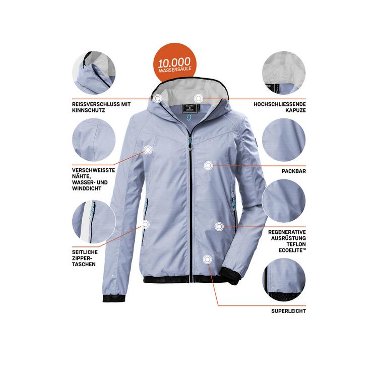 KILLTEC KILLTEC KOS 22 WMN JCKT Softshelljacke Damen - Blau3023 - 3 | SportScheck