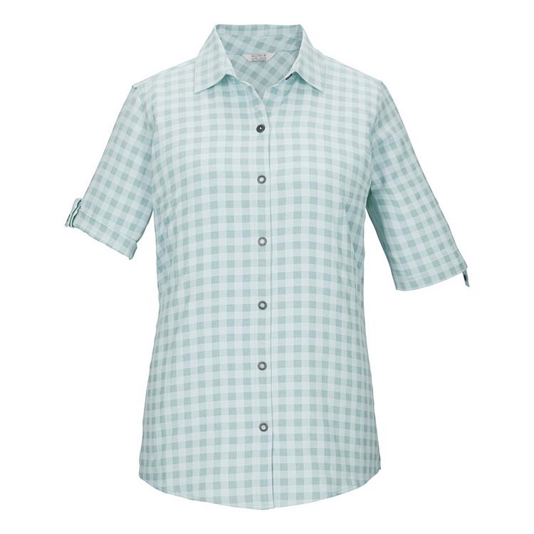 KILLTEC KILLTEC KOS 59 WMN WVN SHRT Funktionsbluse Damen - Kristallblau - 0 | SportScheck