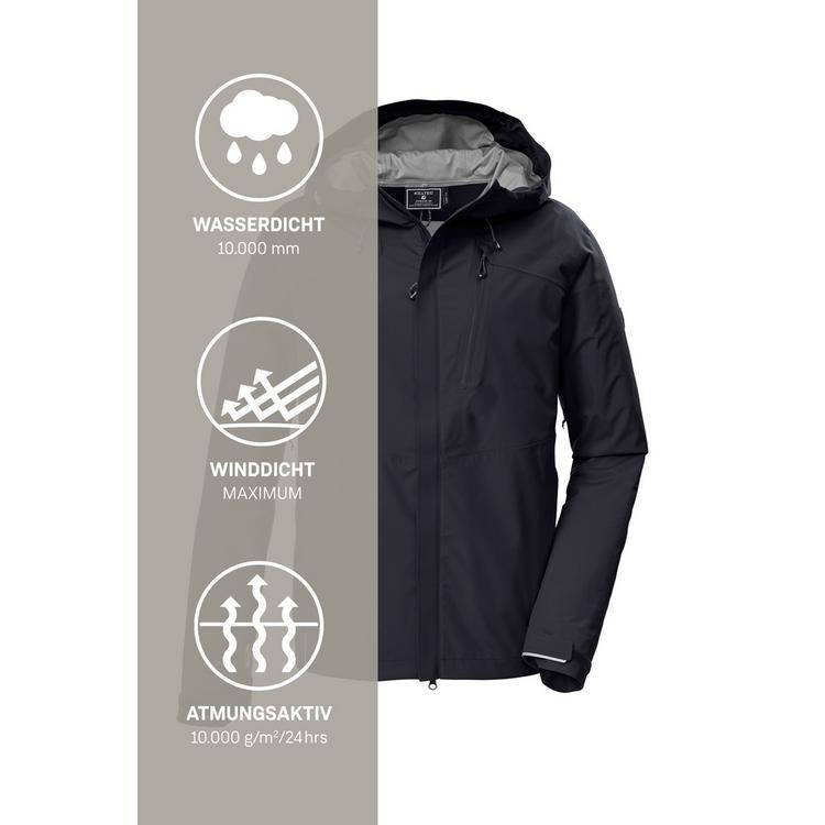KILLTEC KILLTEC KOS 27 MN JCKT Funktionsjacke Herren - Schwarz0110 - 4 | SportScheck