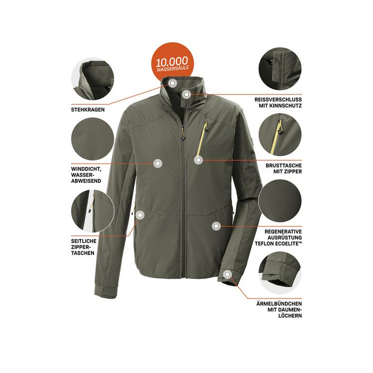 KILLTEC KILLTEC KOS 25 MN JCKT Funktionsjacke Herren - Oliv - 3 | SportScheck