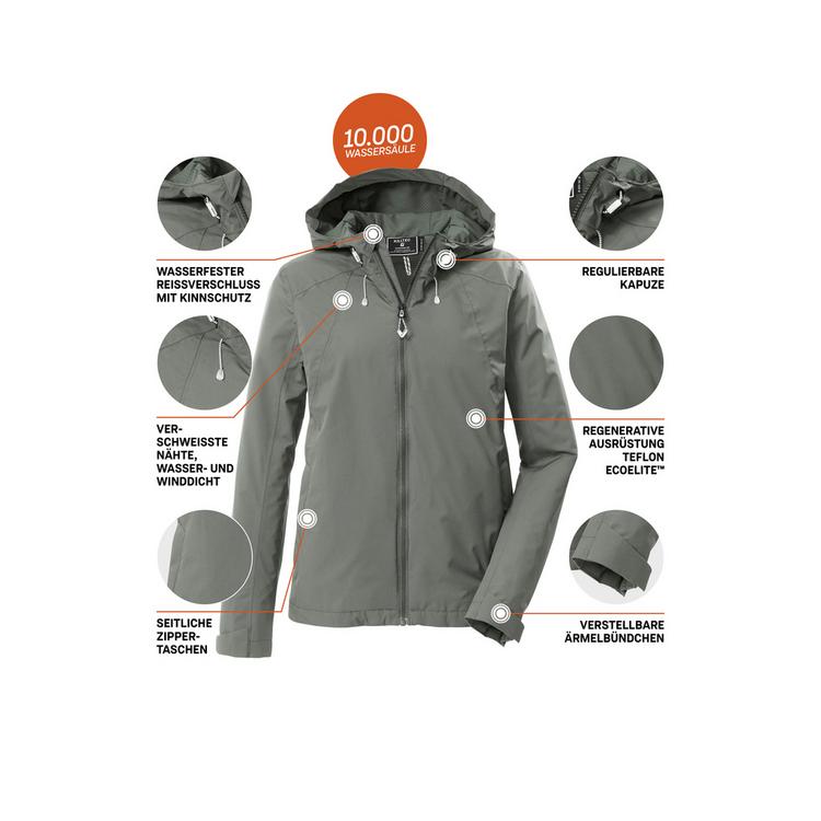 KILLTEC KILLTEC KOS 72 WMN JCKT Softshelljacke Damen - Gr&uuml;n2044 - 3 | SportScheck