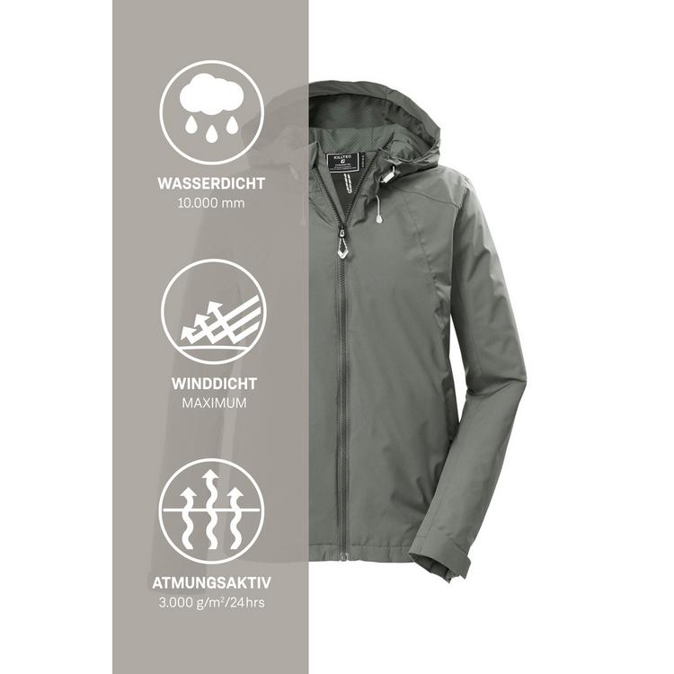 KILLTEC KILLTEC KOS 72 WMN JCKT Softshelljacke Damen - Gr&uuml;n2044 - 4 | SportScheck