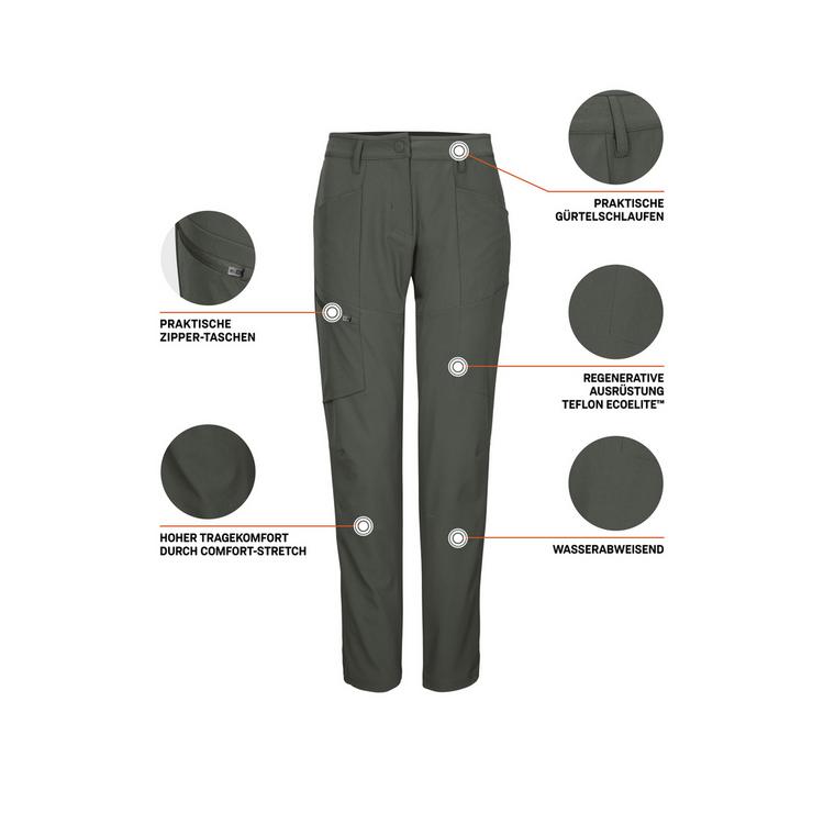 KILLTEC KILLTEC KOS 90 WMN PNTS Trekkinghose Damen - Gr&uuml;n2085 - 3 | SportScheck