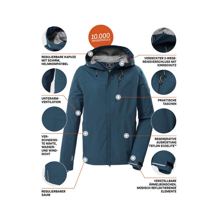 KILLTEC KILLTEC KOS 27 MN JCKT Funktionsjacke Herren - Blau3048 - 3 | SportScheck