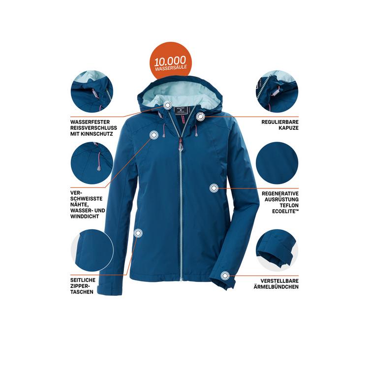 KILLTEC KILLTEC KOS 72 WMN JCKT Softshelljacke Damen - Blau3048 - 3 | SportScheck