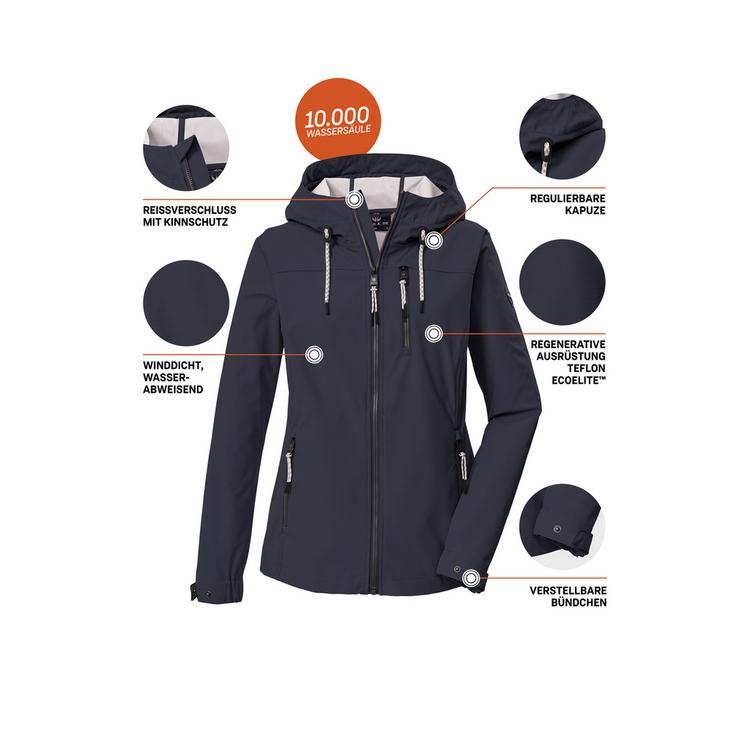 G.I.G.A. DX by killtec G.I.G.A. DX by killtec GS 111 WMN SFTSHLL JCKT Softshelljacke Damen - Blau3044 - 3 | SportScheck