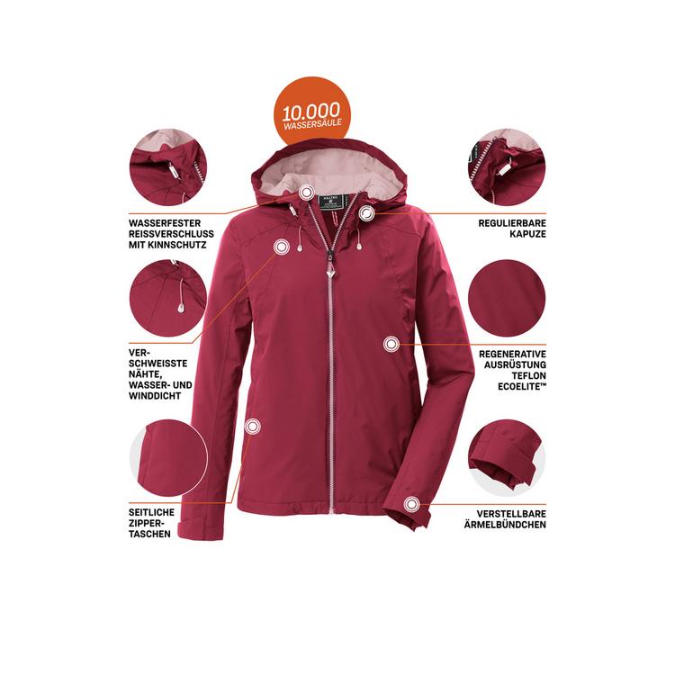 KILLTEC KILLTEC KOS 72 WMN JCKT Softshelljacke Damen - Rot4542 - 3 | SportScheck