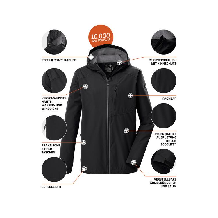 KILLTEC KILLTEC KOS 56 MN JCKT Funktionsjacke Herren - Schwarz0110 - 3 | SportScheck