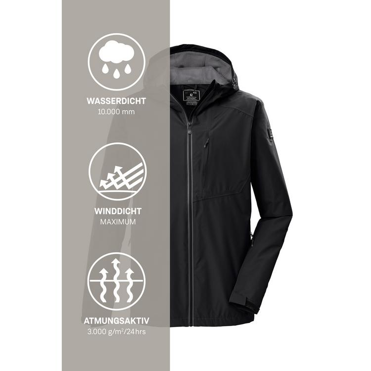KILLTEC KILLTEC KOS 56 MN JCKT Funktionsjacke Herren - Schwarz0110 - 4 | SportScheck