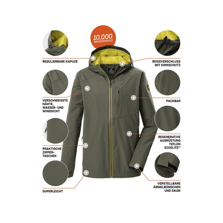KILLTEC KILLTEC KOS 56 MN JCKT Funktionsjacke Herren - Oliv - 3 | SportScheck
