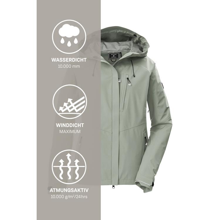 KILLTEC KILLTEC KOS 67 WMN JCKT Softshelljacke Damen - Gr&uuml;n2046 - 5 | SportScheck