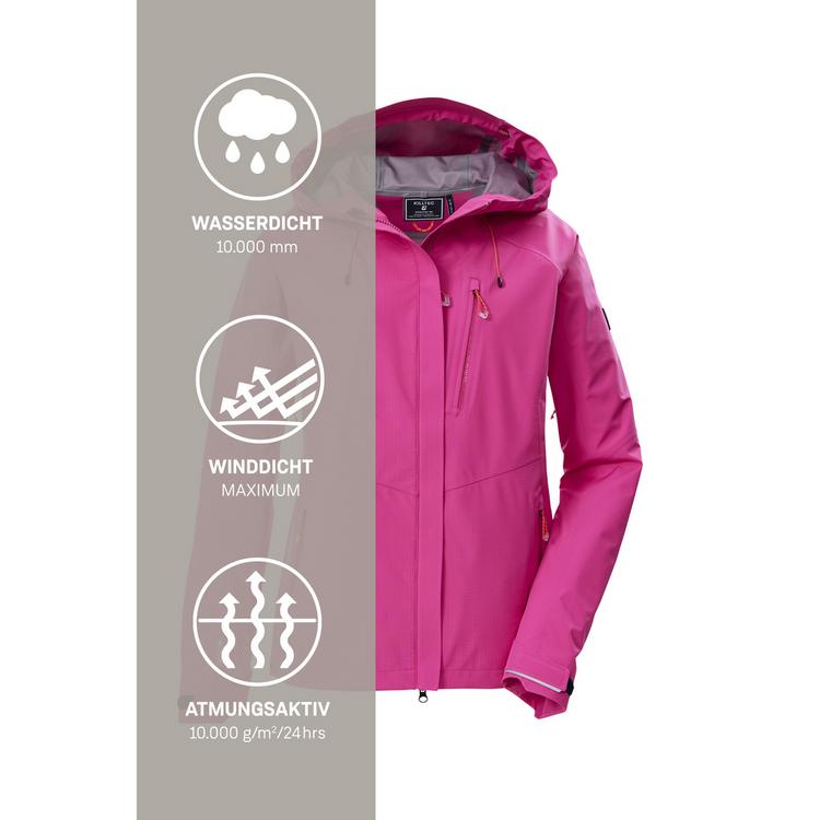 KILLTEC KILLTEC KOS 67 WMN JCKT Softshelljacke Damen - Pink4722 - 4 | SportScheck