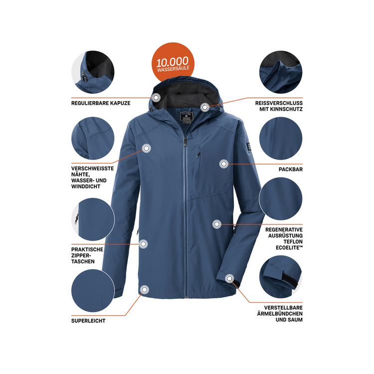 KILLTEC KILLTEC KOS 56 MN JCKT Funktionsjacke Herren - Blau3024 - 3 | SportScheck