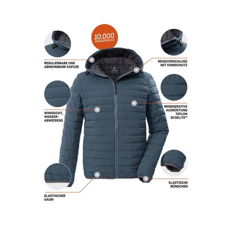 G.I.G.A. DX by killtec G.I.G.A. DX by killtec GS 86 MN QLTD JCKT Funktionsjacke Herren - Rauchblau343 - 3 | SportScheck