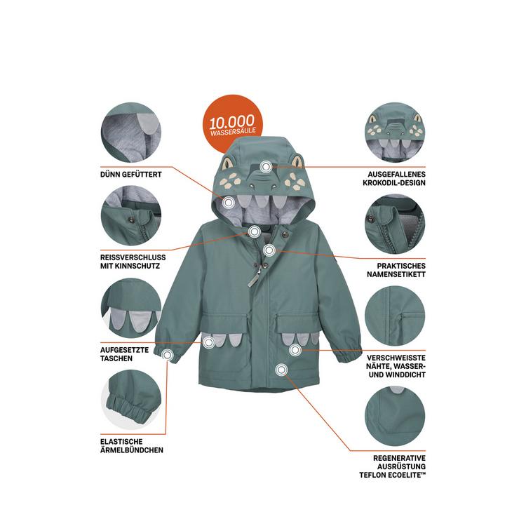 first instinct by killtec first instinct by killtec FIOS 11 MNS JCKT Softshelljacke Kinder - Gr&uuml;n2045 - 3 | SportScheck