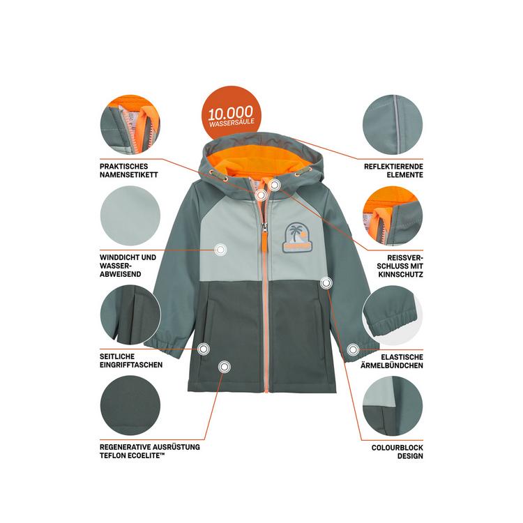 first instinct by killtec first instinct by killtec FIOS 4 MNS SFTSHLL JCKT Softshelljacke Kinder - Gr&uuml;n2045 - 3 | SportScheck