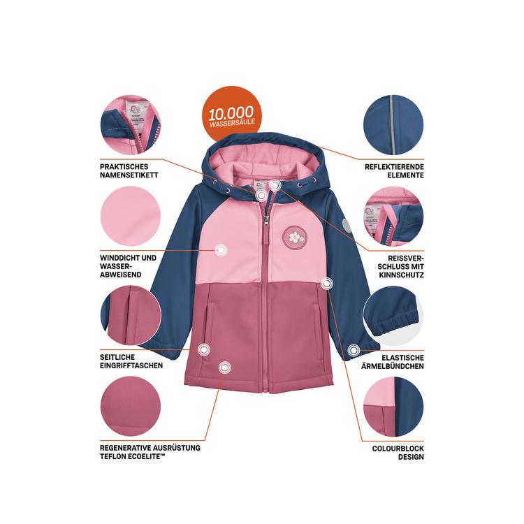 first instinct by killtec first instinct by killtec FIOS 4 MNS SFTSHLL JCKT Softshelljacke Kinder - Blau3024 - 3 | SportScheck