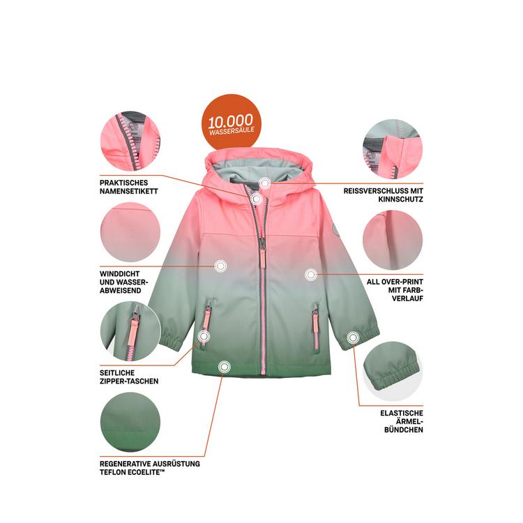 first instinct by killtec first instinct by killtec FIOS 5 MNS SFTSHLL JCKT Softshelljacke Kinder - Pink4714 - 3 | SportScheck