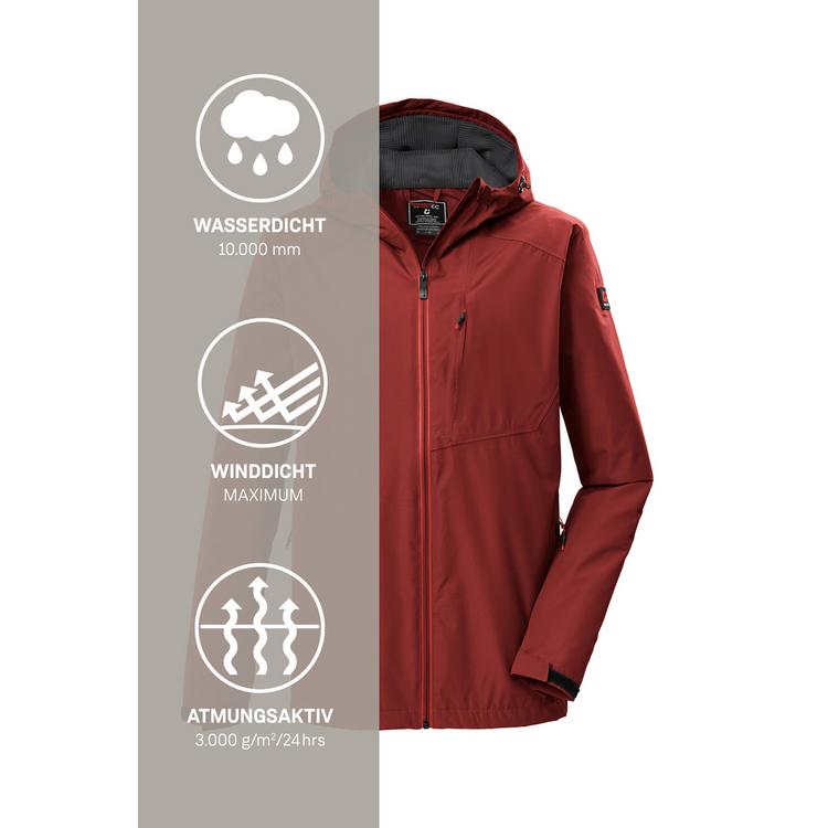 KILLTEC KILLTEC KOS 56 MN JCKT Funktionsjacke Herren - Rot454 - 4 | SportScheck