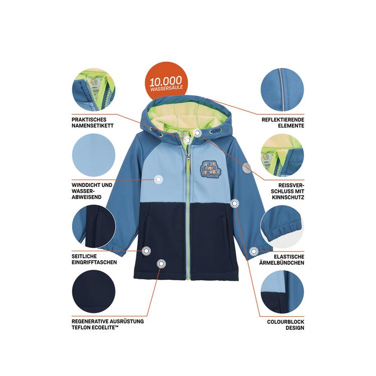 first instinct by killtec first instinct by killtec FIOS 4 MNS SFTSHLL JCKT Softshelljacke Kinder - Blau3026 - 3 | SportScheck