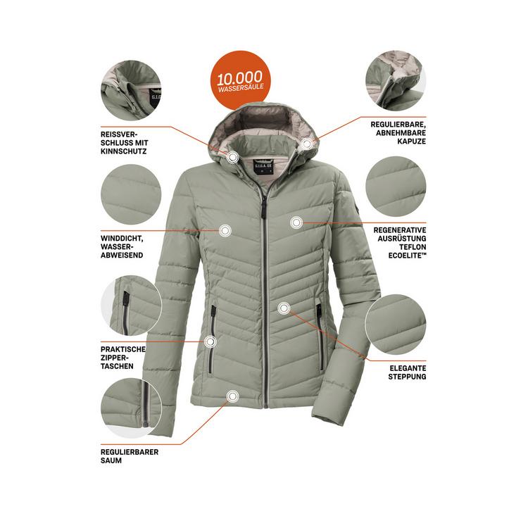 G.I.G.A. DX by killtec G.I.G.A. DX by killtec GS 91 WMN QLTD JCKT Softshelljacke Damen - Gr&uuml;n2023 - 4 | SportScheck