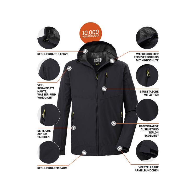 KILLTEC KILLTEC KOS 41 MN JCKT Funktionsjacke Herren - Schwarz0110 - 3 | SportScheck