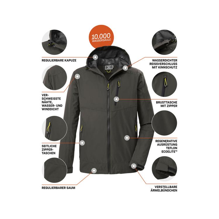 KILLTEC KILLTEC KOS 41 MN JCKT Funktionsjacke Herren - Gr&uuml;n2050 - 3 | SportScheck