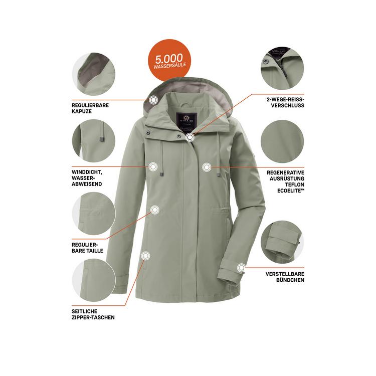 G.I.G.A. DX by killtec G.I.G.A. DX by killtec GS 106 WMN JCKT Softshelljacke Damen - Gr&uuml;n2023 - 3 | SportScheck