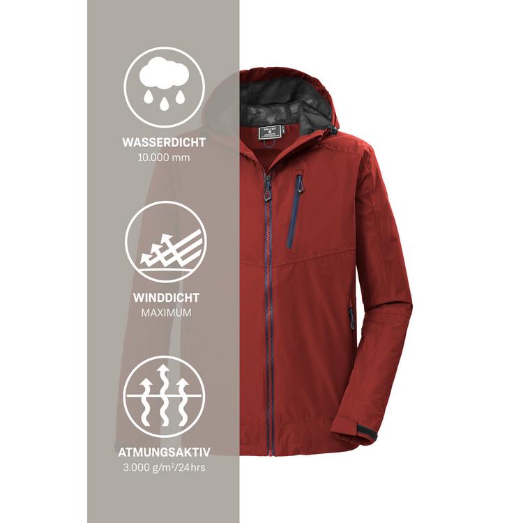 KILLTEC KILLTEC KOS 41 MN JCKT Funktionsjacke Herren - Rot454 - 4 | SportScheck