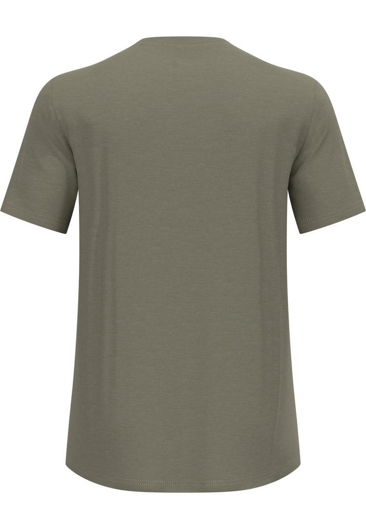Odlo Odlo Ascent 130 T-Shirt aus Merinomix Funktionsshirt Herren - vetiver melange(40457) - 0 | SportScheck