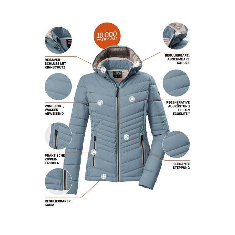 G.I.G.A. DX by killtec G.I.G.A. DX by killtec GS 91 WMN QLTD JCKT Softshelljacke Damen - Blau306 - 3 | SportScheck