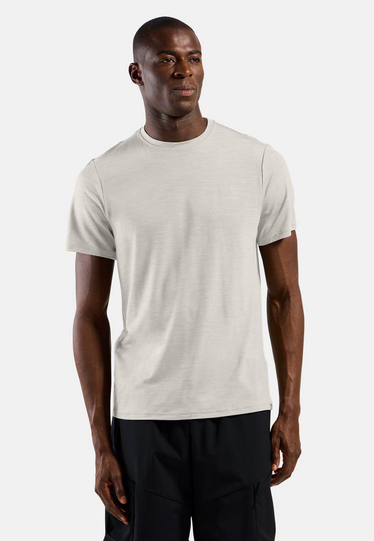 Odlo Odlo Ascent 130 T-Shirt aus Merinomix Funktionsshirt Herren - Gardenia melange(10506) - 0 | SportScheck