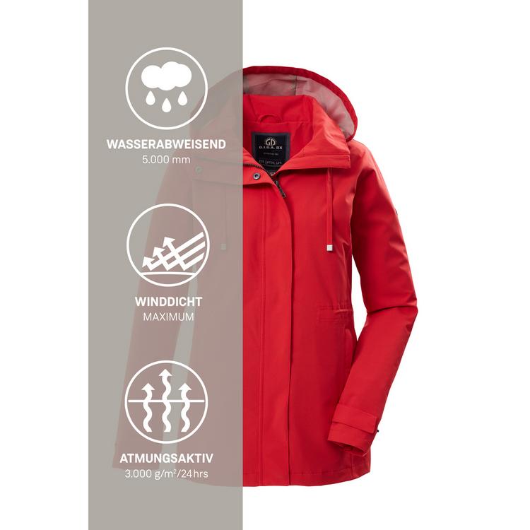 G.I.G.A. DX by killtec G.I.G.A. DX by killtec GS 106 WMN JCKT Softshelljacke Damen - Dunkelorange5111 - 4 | SportScheck