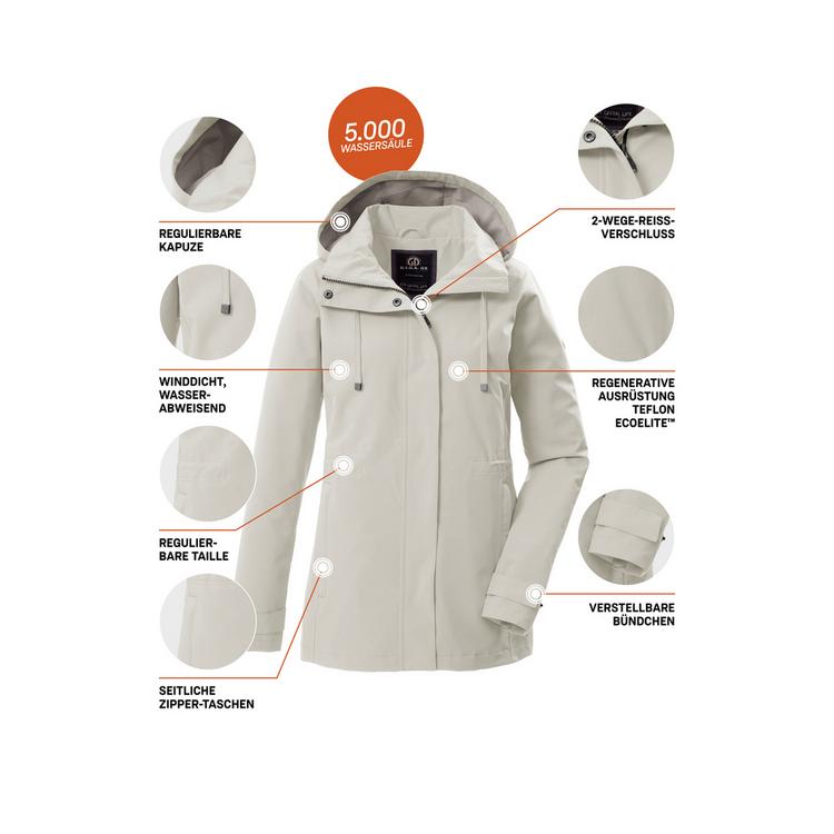 G.I.G.A. DX by killtec G.I.G.A. DX by killtec GS 106 WMN JCKT Softshelljacke Damen - Beige8010 - 3 | SportScheck